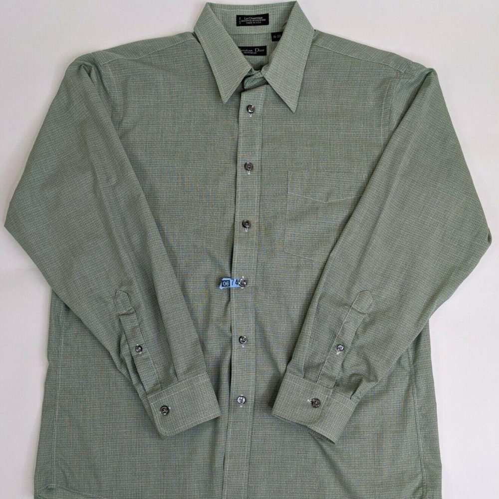 Christian Dior Monsieur Long Sleeve Button Front